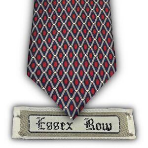 Essex Row Vintage Geometric Silk Tie